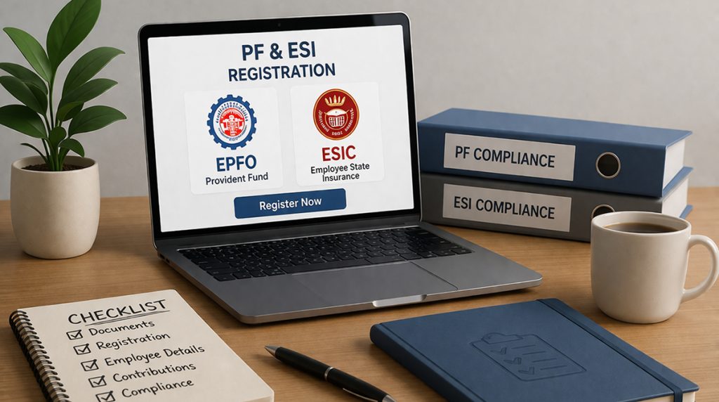 Step-by-Step Guide Registering for PF & ESI in Delhi